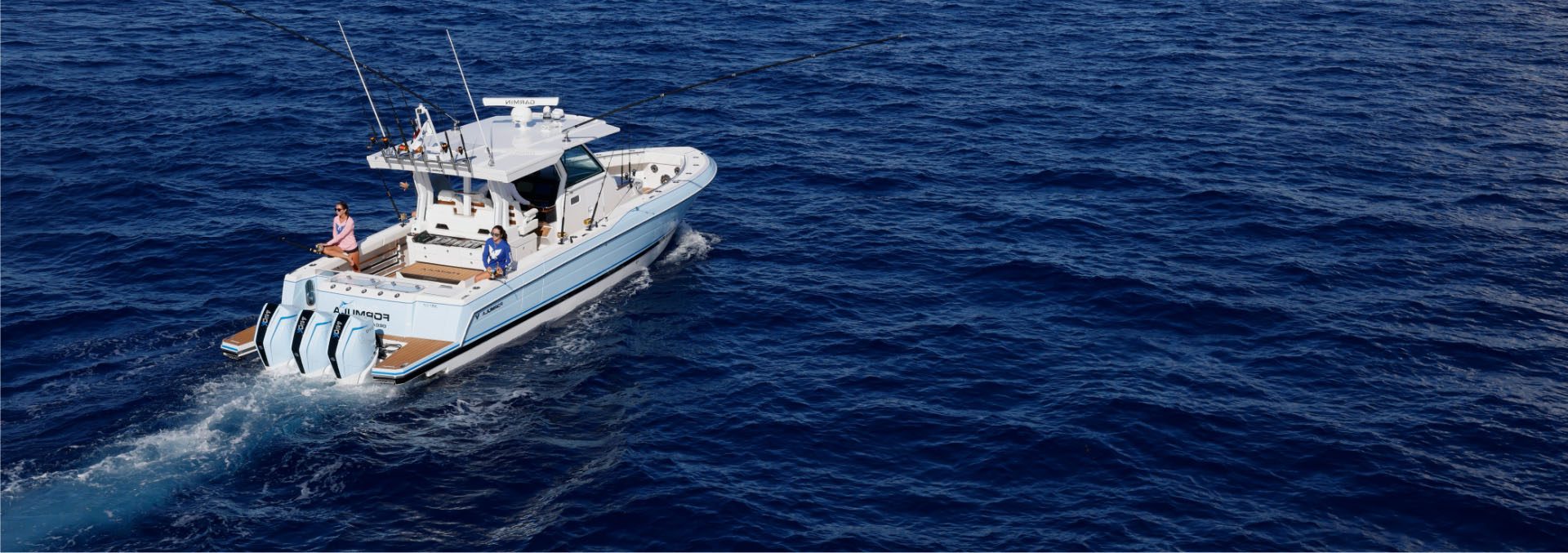 Formula Boat Fishing on a boat