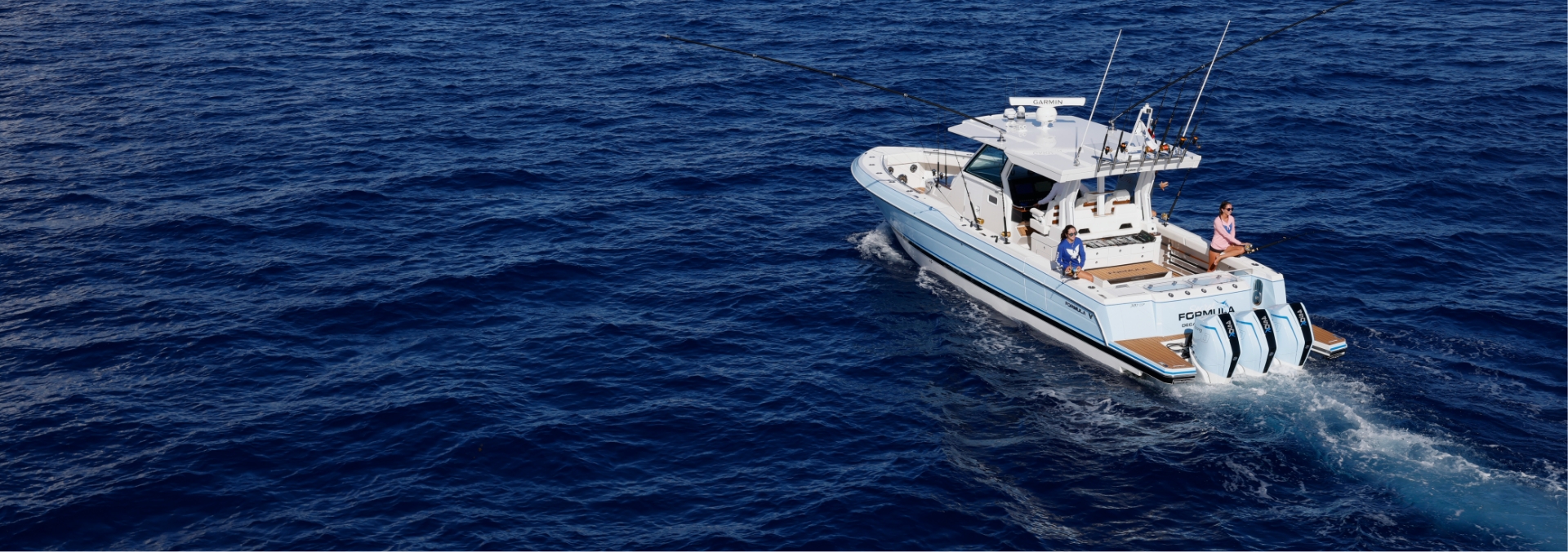 Formula Boat Fishing on a boat