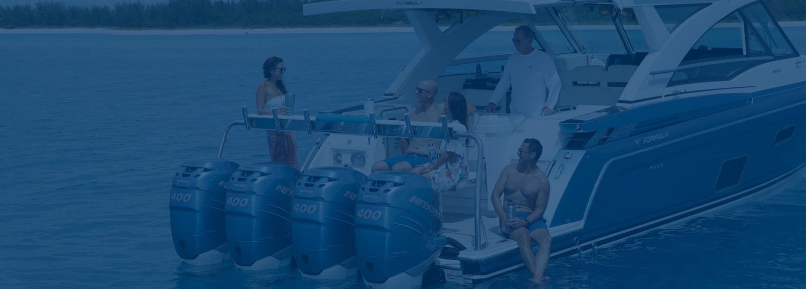 Formula Boat 430Feature Blue Overlay