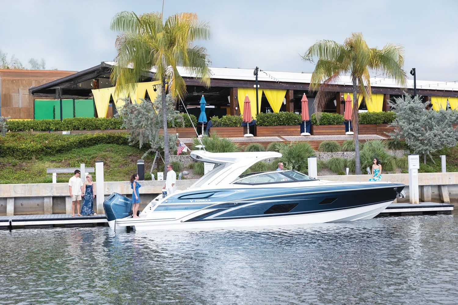Formula Boat 360 Docked